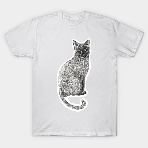 Cat T-Shirt by katerinamk